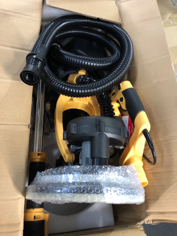 Photo 2 of Drywall Sander, 800W Powerful Electric Drywall Sander with Vacuum, 6 Variable Speed 500-1800RPM, 26' Power Cord