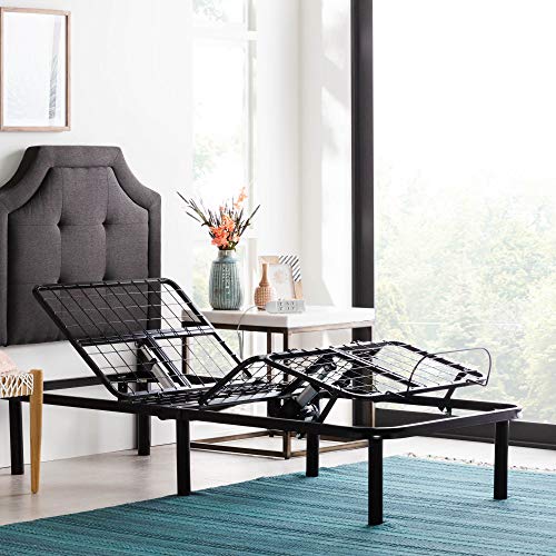 Photo 1 of Linenspa Adjustable Bed Base-Motorized Head and Foot Incline and Linenspa 8 Inch Memory Foam and Innerspring Hybrid Medium-Firm Feel Mattress, King King Adjustable and Mattress Set