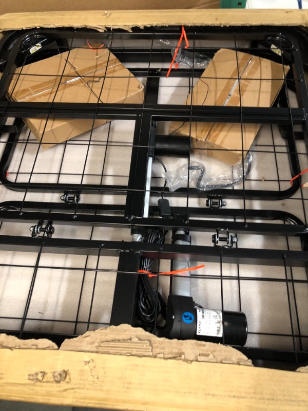 Photo 1 of Linenspa Adjustable Bed Base-Motorized Head and Foot Incline and Linenspa 8 Inch Memory Foam and Innerspring Hybrid Medium-Firm Feel Mattress, King King Adjustable and Mattress Set