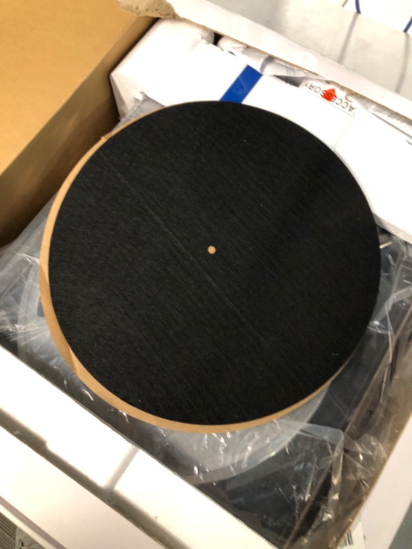Photo 1 of Audio-Technica AT-LP60XBT-BK Fully Automatic Bluetooth Belt-Drive Stereo Turntable, Black, Hi-Fi, 2 Speed, Dust Cover, Anti-Resonance, Die-cast Aluminum Platter & Chronicle: The 20 Greatest Hits Black Wireless Turntable + 20 Greatest Hits