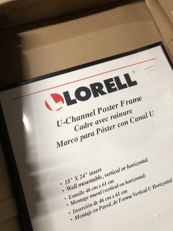 Photo 4 of Lorell Stylish Poster Frame, 18 x 24 (49213)