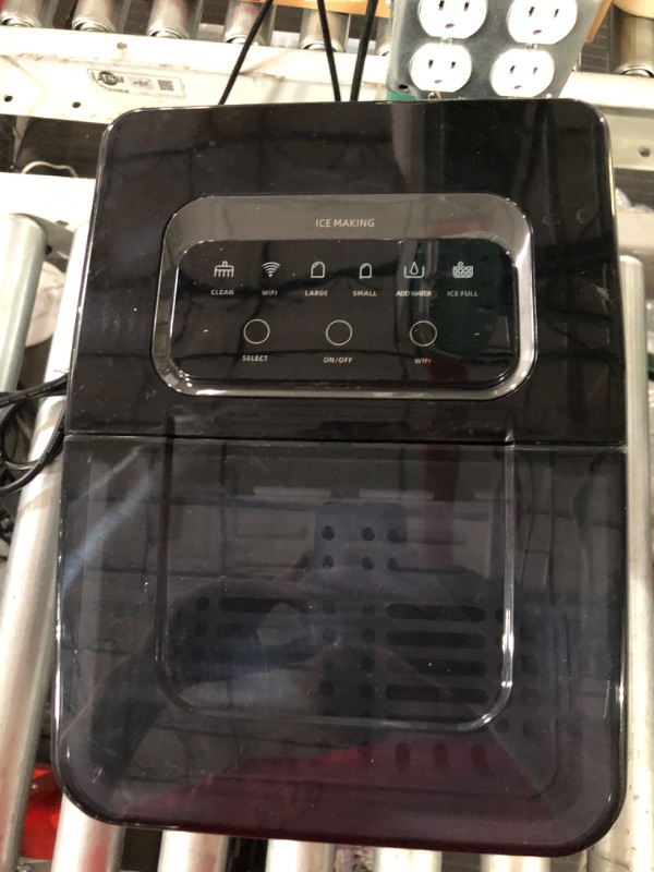 Photo 3 of [See Notes] 
Snoworld Ice Maker Machine Countertop, with App Remote Control and Self-