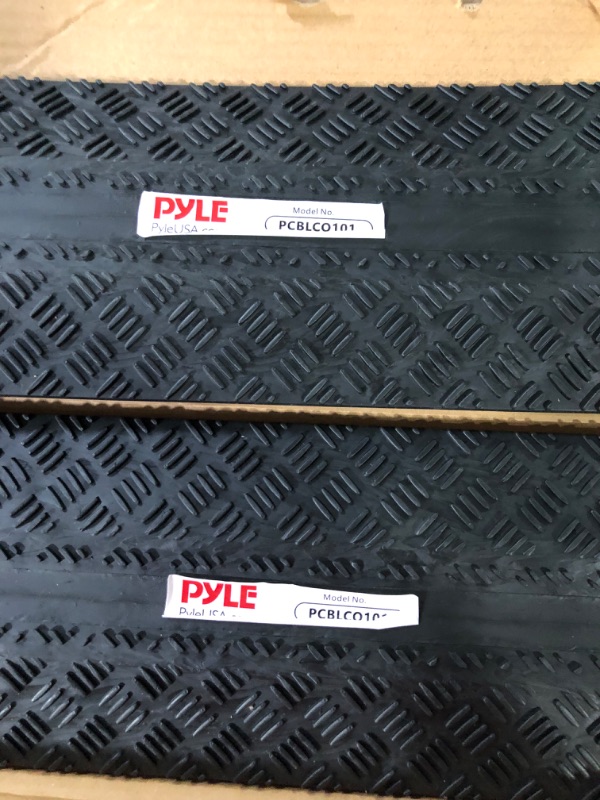 Photo 4 of Pyle PCBLCO101X2 - Cable Protector Cover Ramps - Cord/Wire Safety Concealment Floor 