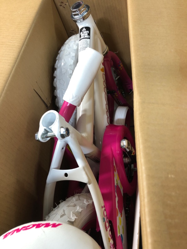 Photo 3 of ** NEW** Dynacraft Magna Sweetheart Bike, 12-20-Inch Wheels, Girls Ages 3-10 Years Old White 12" 