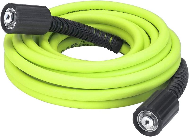 Photo 1 of 
Flexzilla Pressure Washer Hose with M22 Fittings, 1/4 in. x 25 ft., ZillaGreen - HFZPW3425M-E