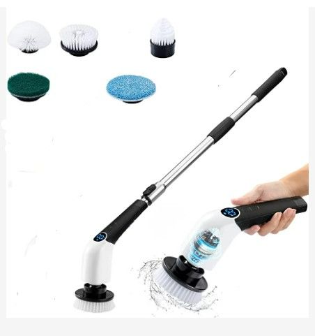 Photo 1 of **USED** Electric Spin Scrubber - TZXTW Electric Cleaning Brush, Power Shower Scrubber, Portabl