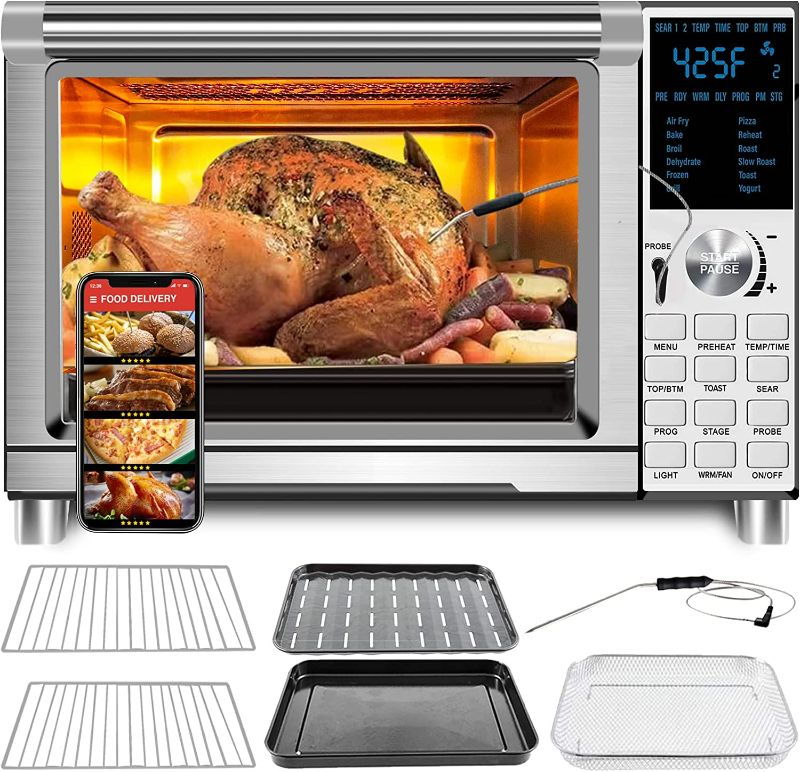 Photo 1 of ***SEE NOTES*** NUWAVE Bravo Air Fryer Toaster Smart Oven, 12-in-1 Countertop Convection, 30-QT XL Capacity