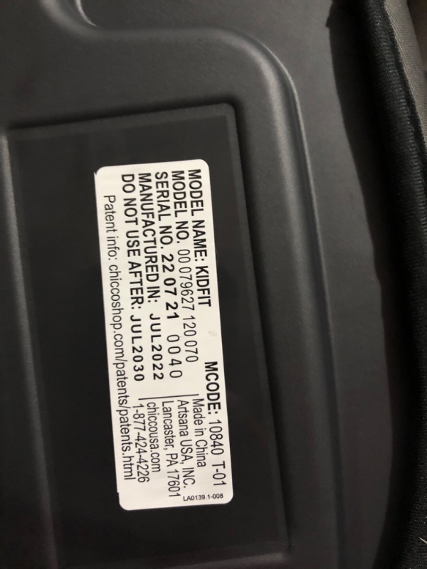 Photo 2 of **BRAND NEW** Chicco KidFit ClearTex Plus 2-in-1 Belt-Positioning Booster Car Seat, Backless and High Back Booster Seat