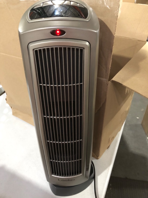 Photo 4 of **USED** Lasko Oscillating Digital Ceramic Tower Heater for Home with Adjustable Thermostat