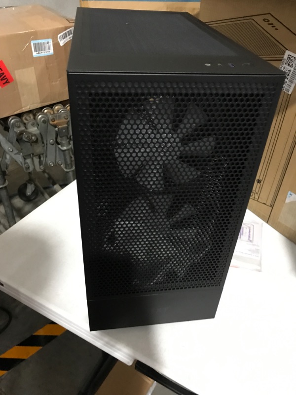 Photo 3 of (USED) NZXT H5 Flow RGB Compact ATX Mid-Tower PC Gaming Case – Black