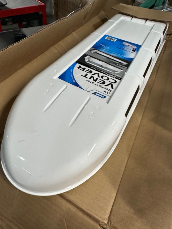 Photo 1 of Camco RV and Trailer Refrigerator Roof Vent Cover (42160)
