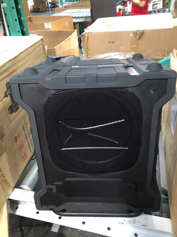 Photo 2 of Altec Lansing Sonic Boom - Waterproof Bluetooth Speaker with Phone Charger, IP67 Outdoor Speaker, 3 USB Charging Ports, 50 Foot Range & 20 Hours Battery Life