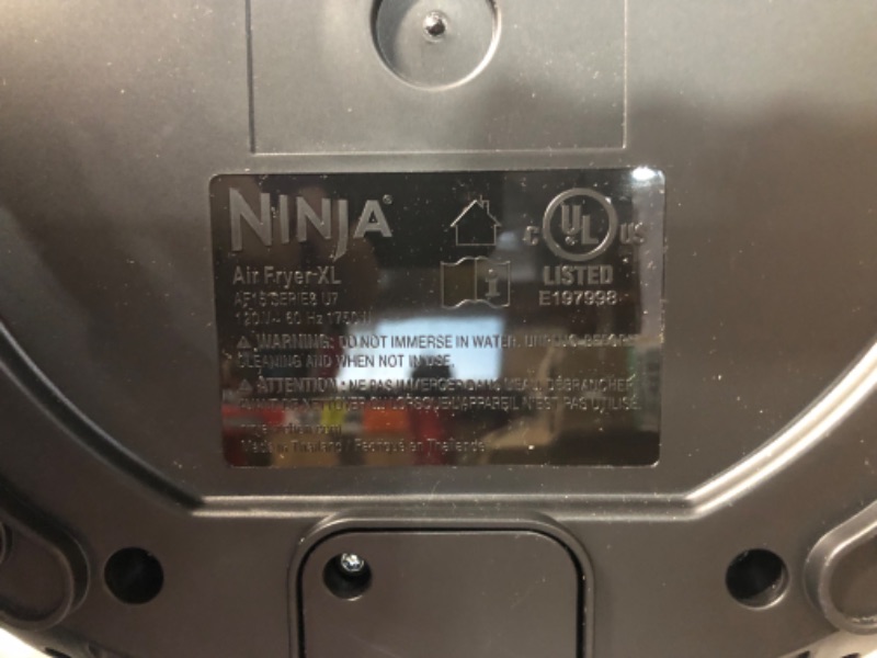 Photo 4 of **NON-FUNCTIONAL, PARTS ONLY** Ninja AF150AMZ Air Fryer XL, 5.5 Qt. Capacity, - Grey