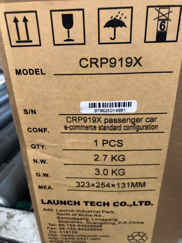 Photo 6 of Launch X431 CRP919X OBD2 Scanner: 2023 Bi-Directional Scan Tool with 2-Year Updates, Added TPMS &BST360, ECU Coding, CAN FD/DoIP, All System Diagnostic Scanner with 31 Services, Upgrade of CRP909X