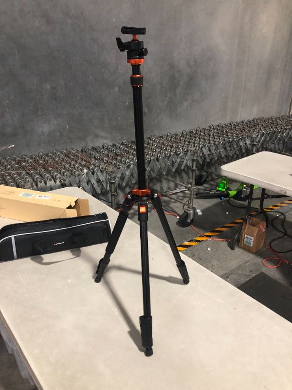 Photo 2 of K&F Concept 78 inch Camera Tripod (S210) 78 inch Height/28mm Ball Head