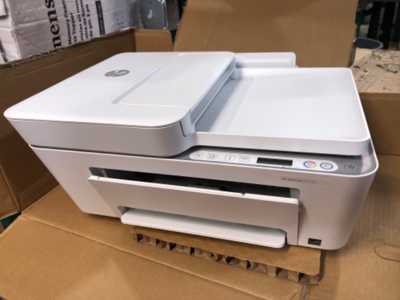 Photo 5 of HP DeskJet 4133e All-in-One Printer with Bonus 6 Months of Instant Ink,White