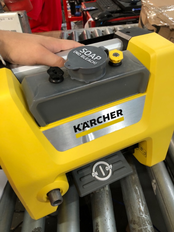 Photo 1 of **PARTS ONLY** Karcher K1700 Cube 1700 PSI 1.2 GPM Electric Power Pressure Washer with Turbo, 15°, & Soap Nozzles