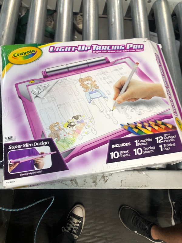 Photo 2 of Crayola Light Up Tracing Pad Pink, Holiday Gifts & Toys for Kids, Age 6, 7, 8, 9 [Amazon Exclusive] Pink Pad