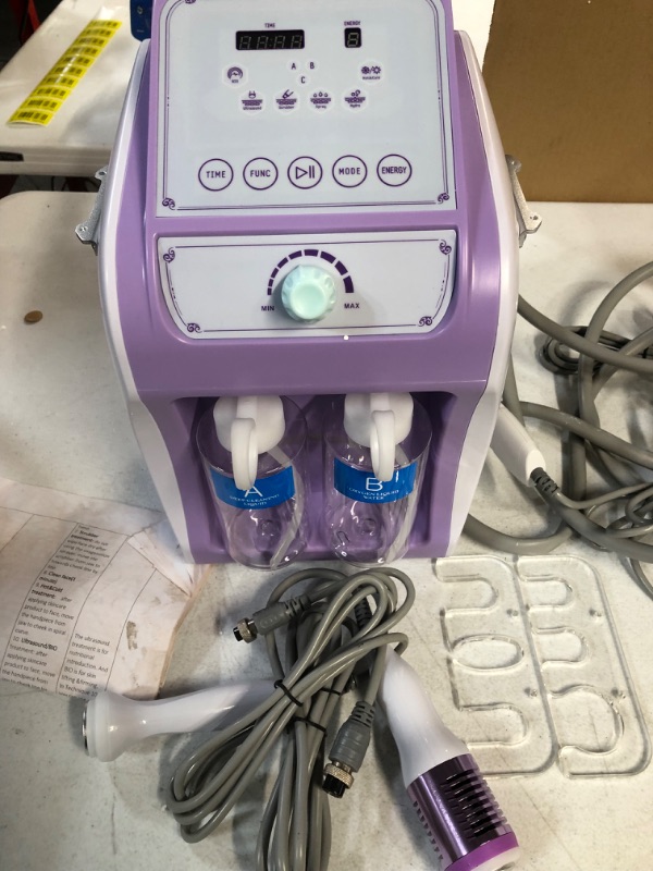 Photo 6 of Hydra-Facial Machine 6 in 1 by UNOISETION - Multifunctional Hydrogen Oxygen Facial Machine 14.96 x 12.2 x 0.14 inches