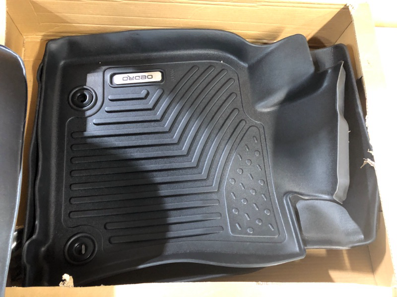 Photo 3 of OEDRO Floor Mats Compatible with 2007-2011 Toyota Camry BLACK 31.7"L x 23.8"W x 6.9"Th