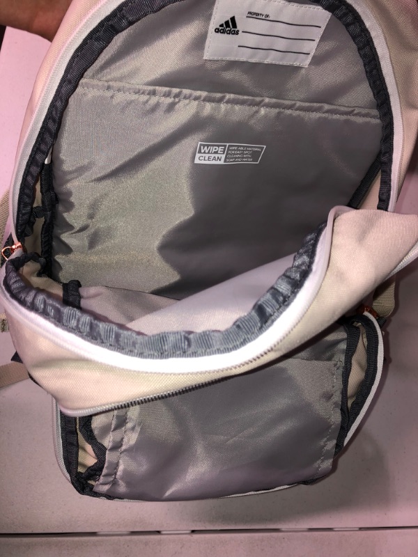 Photo 2 of adidas Energy Backpack One Size Alumina Beige/Onix Grey/Rose Gold