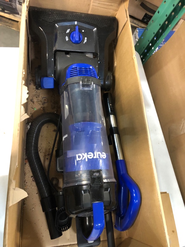 Photo 2 of Eureka Lightweight Powerful Upright Vacuum Cleaner for Carpet and Hard Floor, PowerSpeed, New Model Blue,black/New Model Vacuum Cleaner