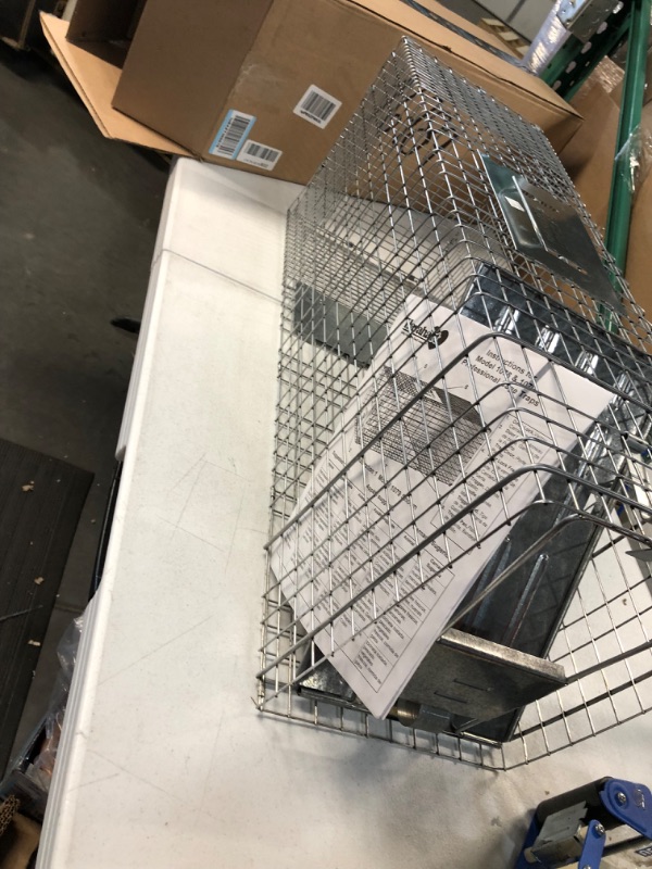 Photo 1 of Havahart 1079SR Large 1-Door Humane Catch and Release Live Animal Trap for Raccoons, Cats, Bobcats, Beavers, Small Dogs, Groundhogs, Opossums, Foxes, Armadillos, and Similar-Sized Animals