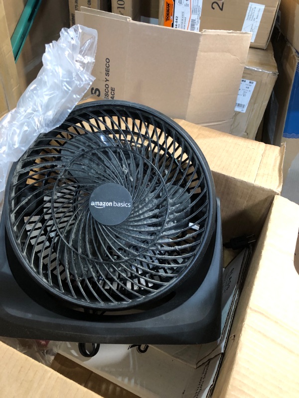 Photo 2 of Amazon Basics 3 Speed Small Room Air Circulator Fan, 