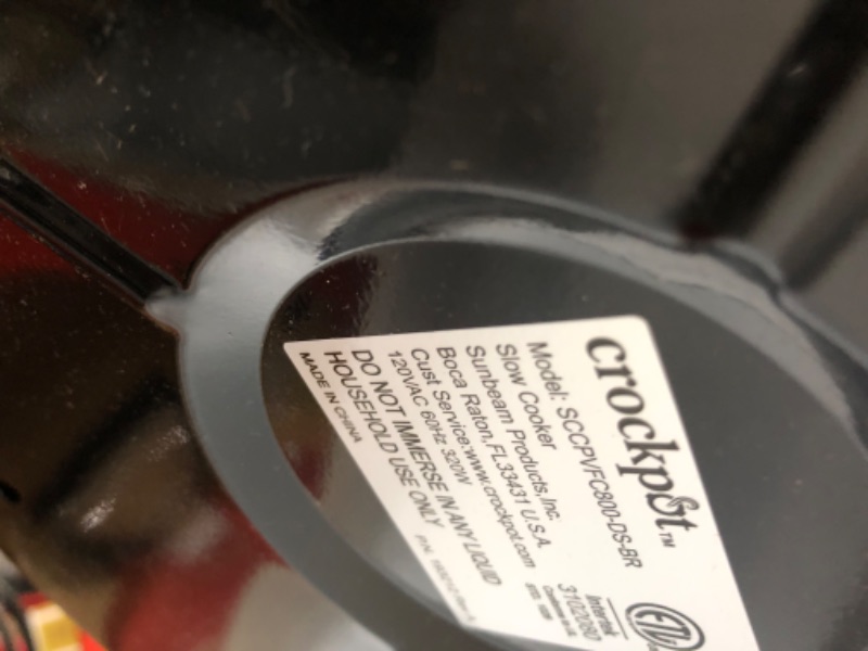 Photo 1 of Crock-Pot 6-Quart Cook & Carry Oval Manual Portable Slow Cooker, 