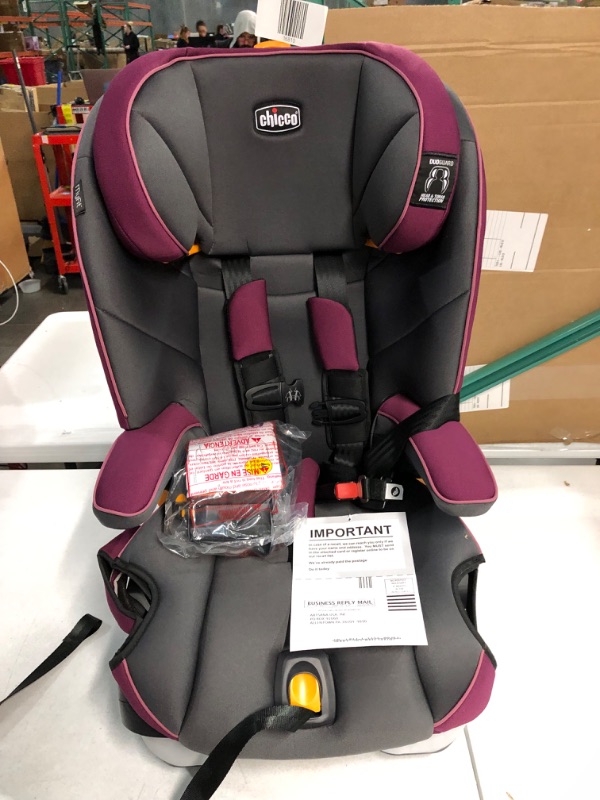 Photo 3 of -USED-Chicco MyFit Harness + Booster Car Seat, Gardenia, 17"D x 18.75"W x 27"H