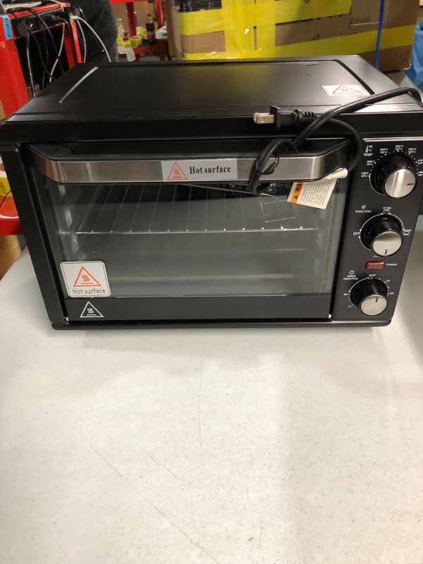 Photo 2 of -USED-Healsmart Toaster Oven with 20Litres Capacity,Compact Size Countertop Toaster,16x11in,Black,Extra Large