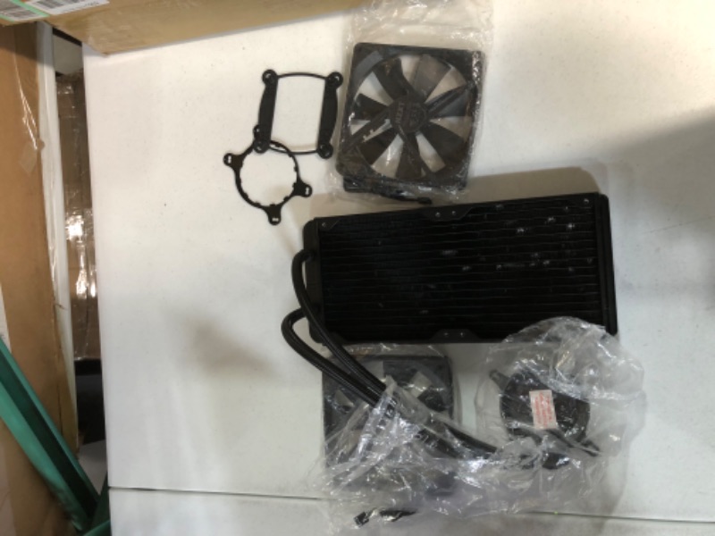 Photo 2 of -USED-NZXT Kraken Z63 280mm - RL-KRZ63-01 - AIO RGB CPU Liquid Cooler  - Improved Pump - Powered by CAM V4 - RGB Connector - Aer P 140mm Radiator Fans (2 Included) Black Kraken Z Z63 280mm Cooler