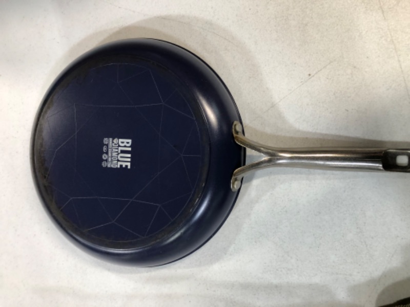 Photo 4 of -USED-Blue Diamond Cookware Diamond Infused Ceramic Nonstick 12" Frying Pan Skillet, PFAS-Free, Dishwasher Safe, Oven Safe