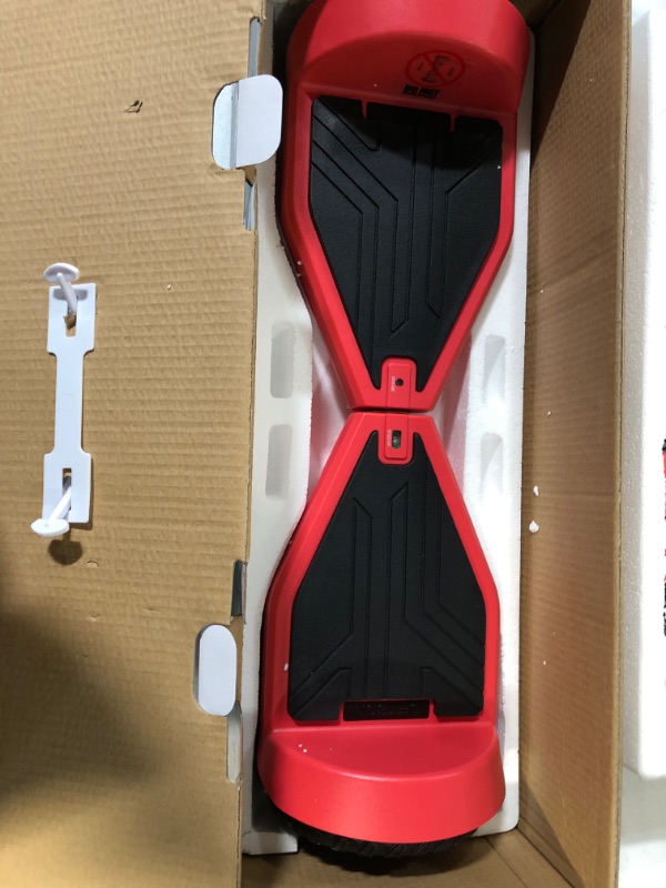 Photo 3 of -MISSING CHARGER-Jetson All Terrain Light Up Self Balancing Hoverboard with Anti-Slip Grip Pads, for riders up to 220lbs Red