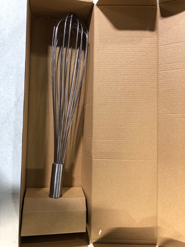 Photo 2 of AmazonCommercial Stainless Steel Whisk, 18 Inch Stainless Steel 18 Inch