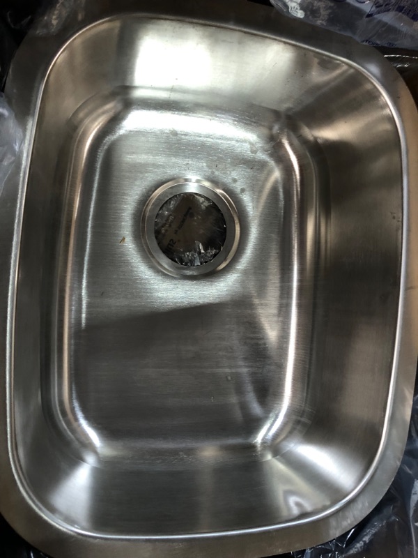 Photo 2 of -USED-Wells Sinkware Stainless Steel Single Bowl Undermount Kitchen Sink 1518-7 15"X18" Sink Only