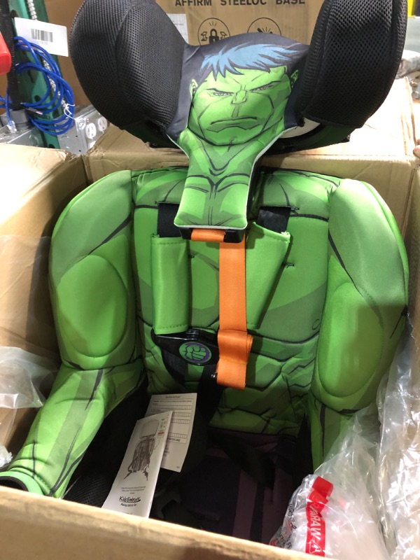 Photo 3 of -USED-KidsEmbrace 2-in-1 Harness Booster Car Seat, Marvel Avengers Incredible Hulk