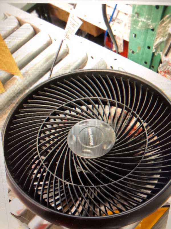 Photo 2 of 12 in. 3 Speed Whole Room Circulator Floor Fan