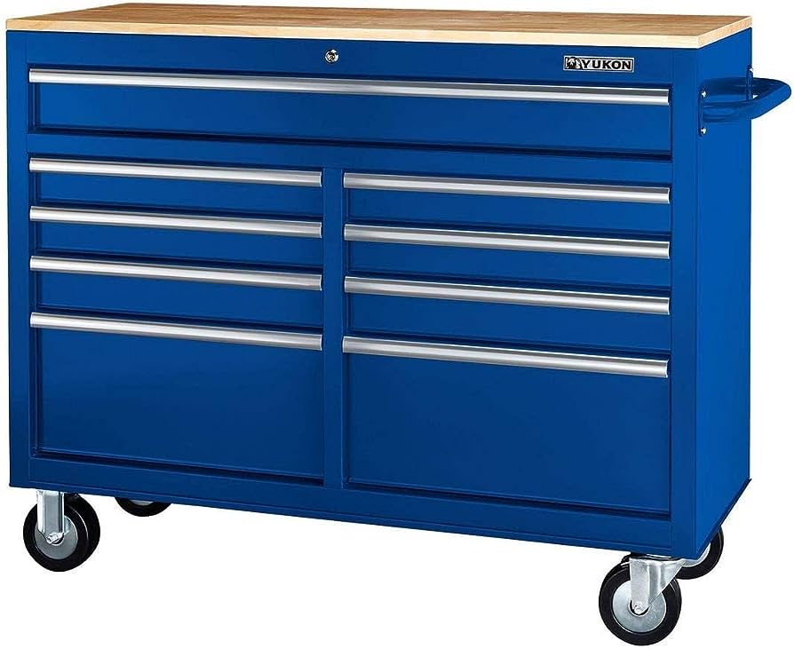 Photo 1 of 46 in 9 drawer mobile storage cabinet blue