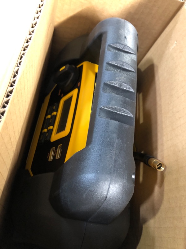 Photo 2 of DEWALT DXAEJ14 Digital Portable Power Station Jump Starter: