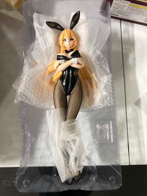 Photo 2 of **SEE NOTES**
FREEing Food Wars! Shokugeki no Soma: Erina Nakiri(Bare Leg Bunny Ver.) 1:4 Scale PVC Figure,Multicolor