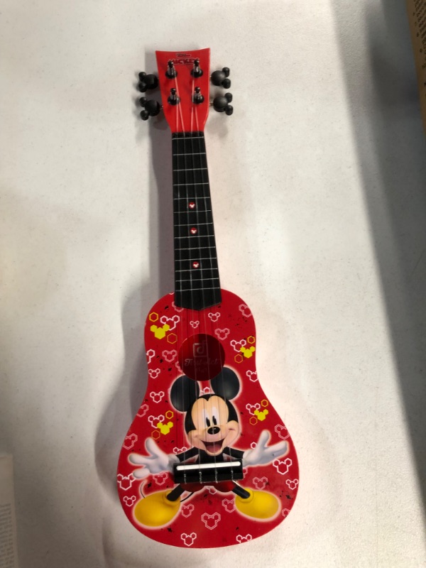 Photo 3 of First Act Mickey Mouse Toy Ukulele, 20 Inch 