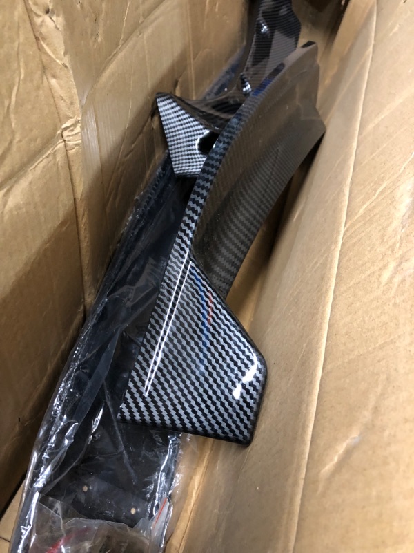 Photo 1 of Dasbecan Front Bumper Lip kit Compatible with Car Glossy Mods Spoilers 