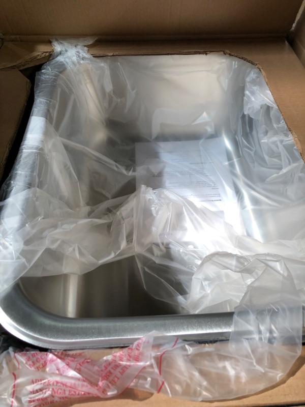 Photo 3 of **BRAND NEW** Houzer Belleo Series Topmount Single Bowl Kitchen Sink Stainless Steel