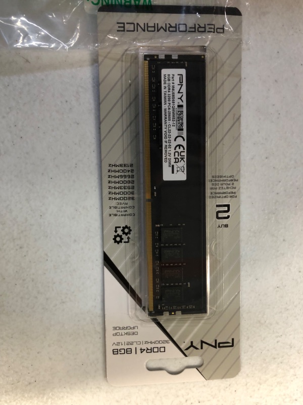 Photo 3 of PNY Performance 8GB DDR4 DRAM 3200MHz 