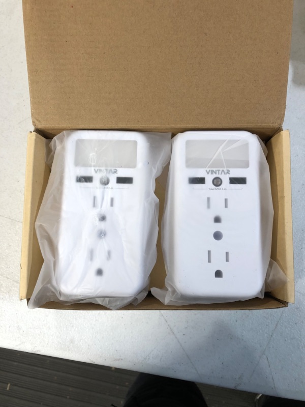 Photo 2 of 2PK VINTAR OUTLET DIMMER WITH USB