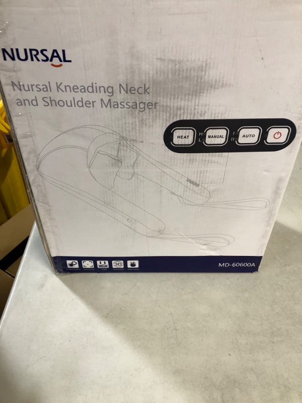 Photo 1 of **USED/SEE NOTES** NURSAL Neck and Shoulder Shiatsu Massager with Heat