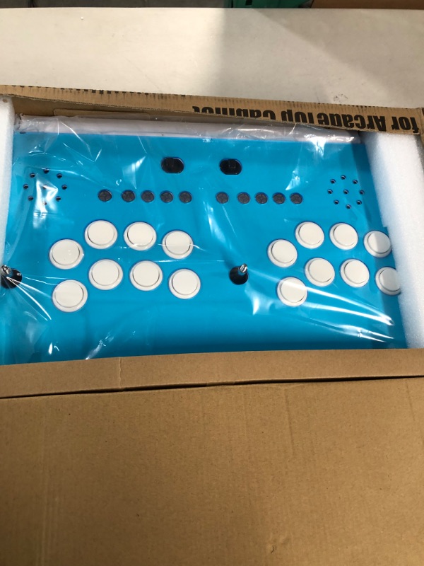 Photo 2 of **NEW/SEE NOTES** Intec Gaming Genesis Fighting Stick for Arcade1Up Cabinet BLUE