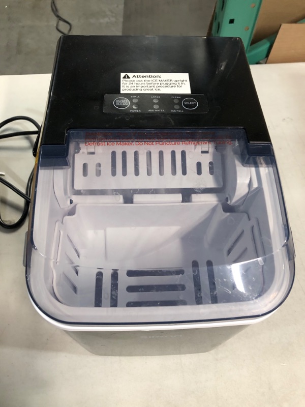 Photo 1 of **USED/SEE NOTES** Silonn Countertop Ice Maker Machine, BLACK