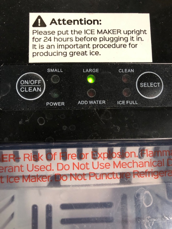 Photo 1 of **USED/SEE NOTES** Silonn Countertop Ice Maker Machine, BLACK